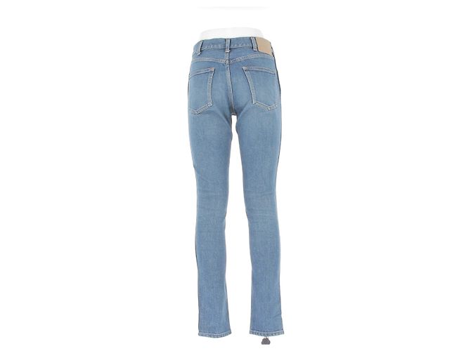Jeans Slim Blu Céline in Cotone - vista 2