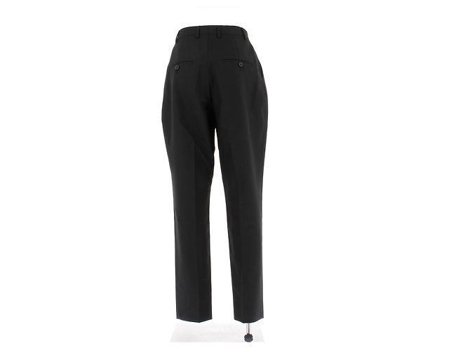 Céline Hose aus Wolle schwarz - Ansicht 2