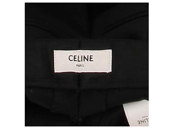 Céline Hose aus Wolle schwarz - Ansicht 5