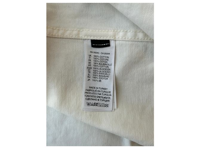 Jaqueta jeans branca Diesel Destroy - vista 7