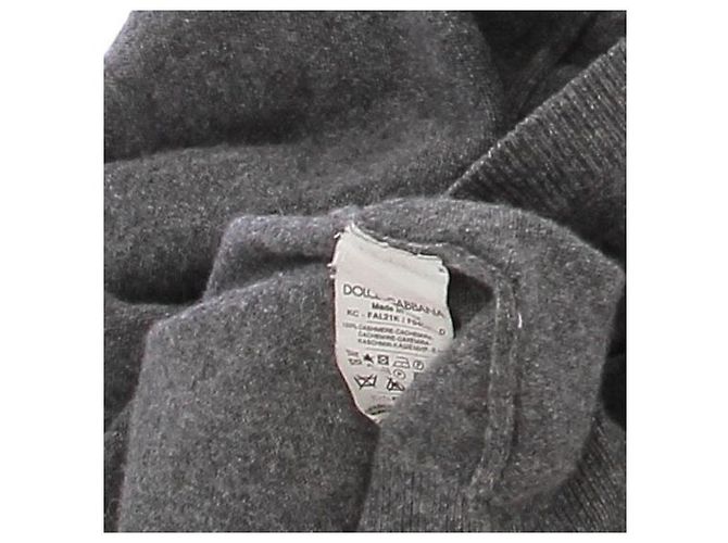 Dolce & Gabbana Cárdigan de cachemira Gris - vista 6