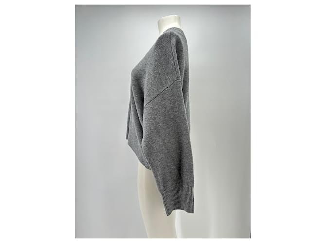 Autre Marque Grauer Wollpullover Style Icon Collection - Ansicht 4