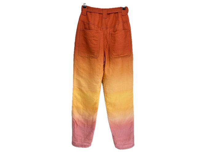Pantaloni tricolore in cotone Isabel Marant - vista 2