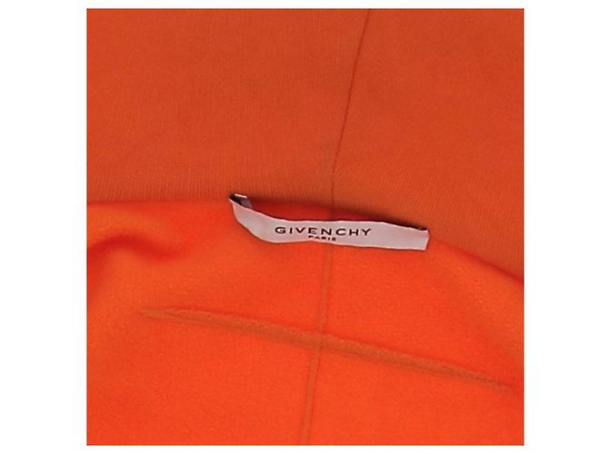 Givenchy Felpa arancione rossa e nera - vista 5