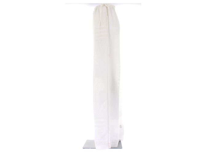 Pantalones Fendi blancos de viscosa - vista 4