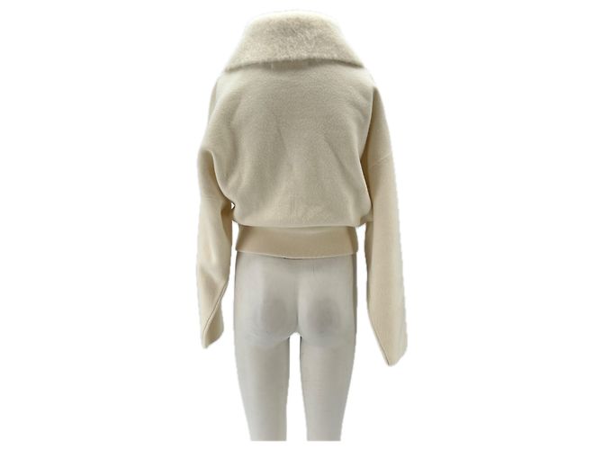 Autre Marque Cárdigan crudo de punto Beige - vista 2