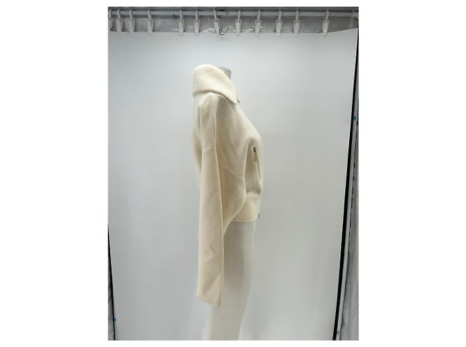 Autre Marque Cárdigan crudo de punto Beige - vista 3