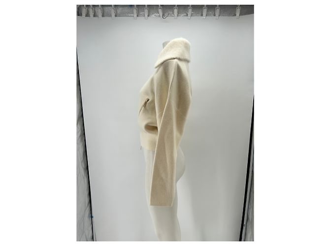Autre Marque Cárdigan crudo de punto Beige - vista 4