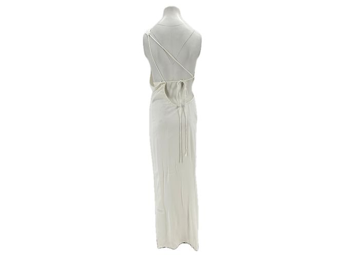 Autre Marque Vestido largo asimétrico blanco CHRISTOPHER ESBER - vista 2