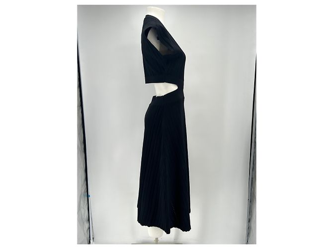 Proenza Schouler Ärmelloses schwarzes Maxikleid - Ansicht 3