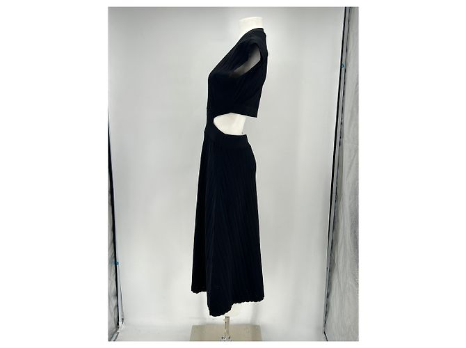 Proenza Schouler Ärmelloses schwarzes Maxikleid - Ansicht 4