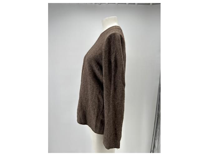 Autre Marque 440ME Wollpullover Braun - Ansicht 4