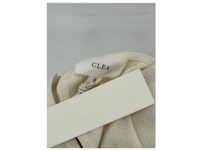 Autre Marque Texturierte Bluse in Creme Beige - Ansicht 5