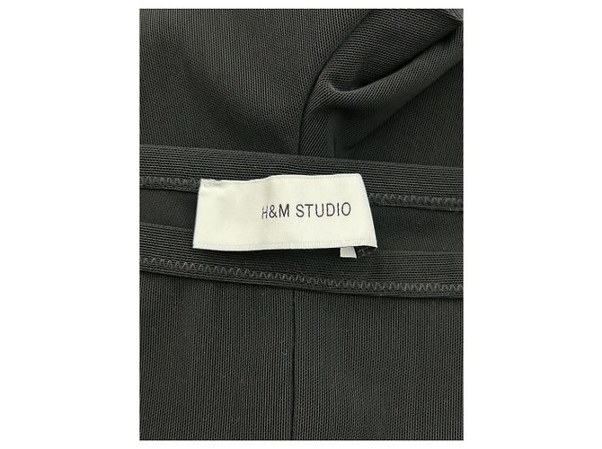 Isabel Marant Pour H&M Schwarze Slim Fit Hose - Ansicht 3