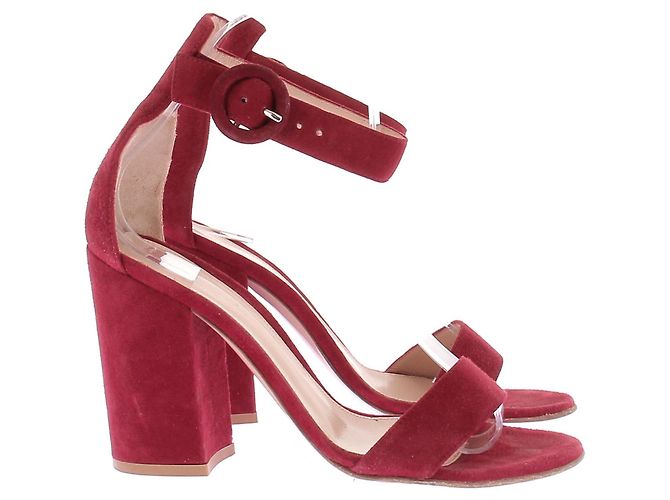 Gianvito Rossi Rote High Heels - Ansicht 2
