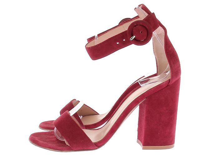Gianvito Rossi Rote High Heels - Ansicht 3