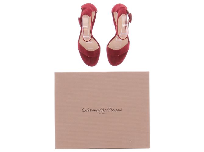 Gianvito Rossi Rote High Heels - Ansicht 8