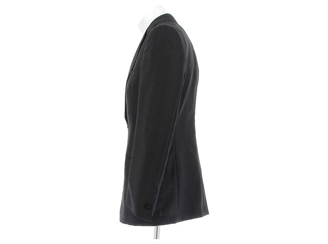 Yves Saint Laurent Woll-Smokingjacke Schwarz - Ansicht 4