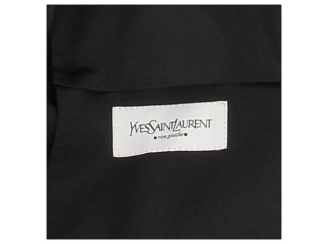 Yves Saint Laurent Woll-Smokingjacke Schwarz - Ansicht 5