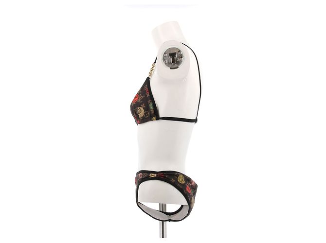 Louis Vuitton Zweiteiliger Badeanzug mit Monogramm Braun - Ansicht 4