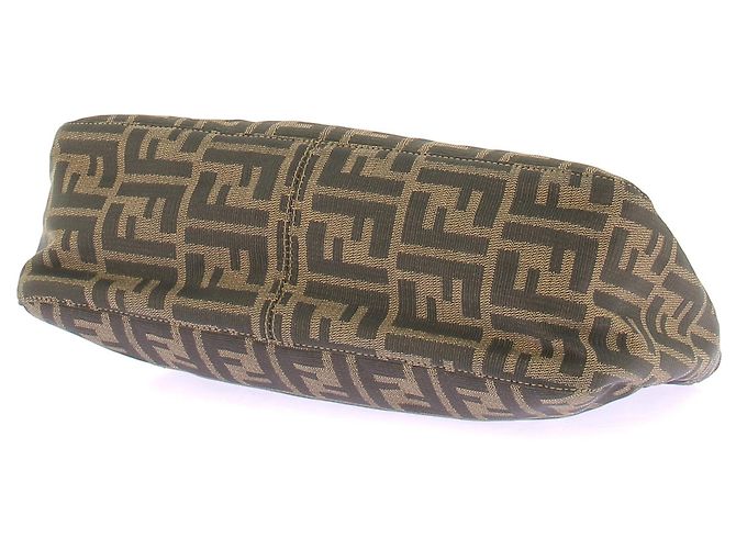 Fendi Sac à main en toile monogrammé Marrone - vista 9