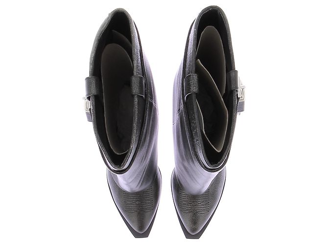 Givenchy Stivali "Shark" in pelle invecchiata Nero - vista 6