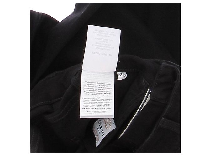 Jeans in cotone neri Closed Taglia 23 Nero - vista 4