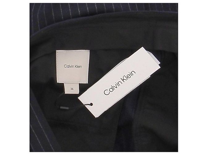Pantalones de tenis a rayas azul marino Calvin Klein - vista 5
