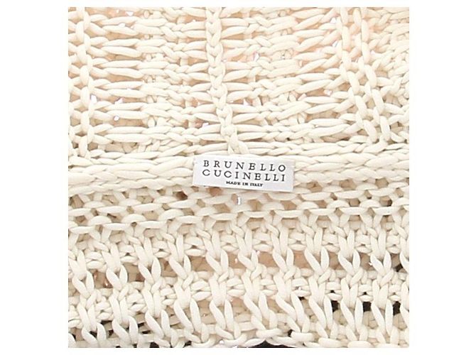 Brunello Cucinelli Cardigan de malha bege - vista 5