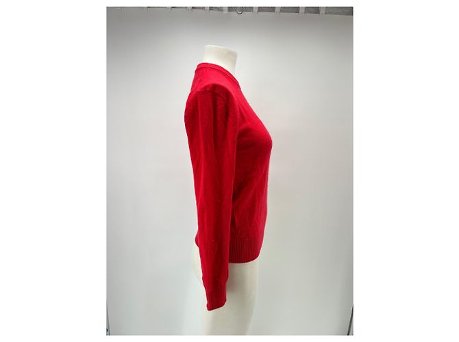 Autre Marque Suéter de lana rojo 440ME Roja - vista 3