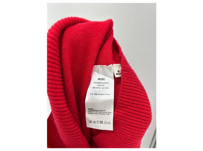 Autre Marque Suéter de lana rojo 440ME Roja - vista 7