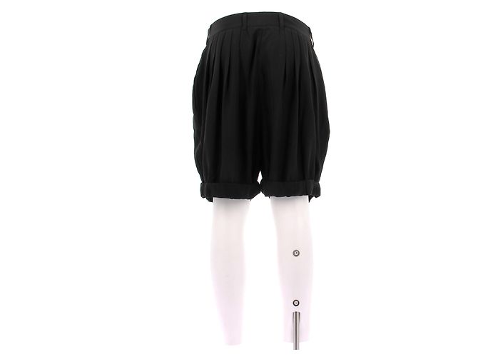Miu Miu Short nero in seta - vista 2