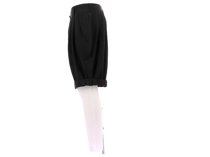 Miu Miu Short nero in seta - vista 4