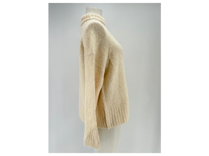 Suéter Selected beige de lana M - vista 3