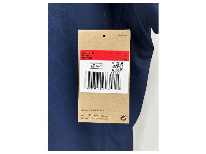 Nike PSG Fußballtrikot blau - Ansicht 3