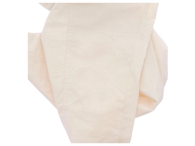 Pantaloni cargo bianchi Gucci in cotone Bianco - vista 3