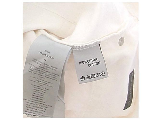 Vaqueros Dior blancos de algodón - vista 7