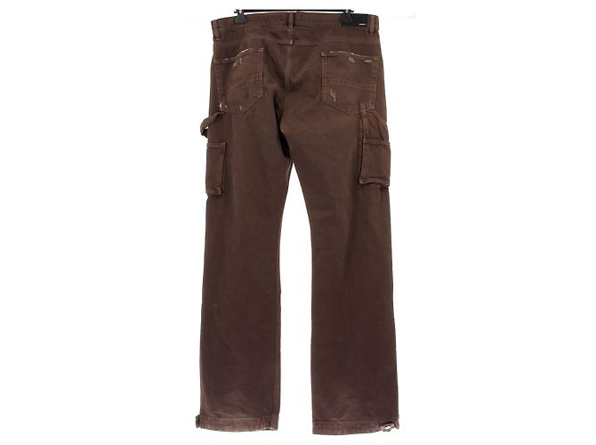 Amiri Jeans Cargo Marroni Marrone - vista 2