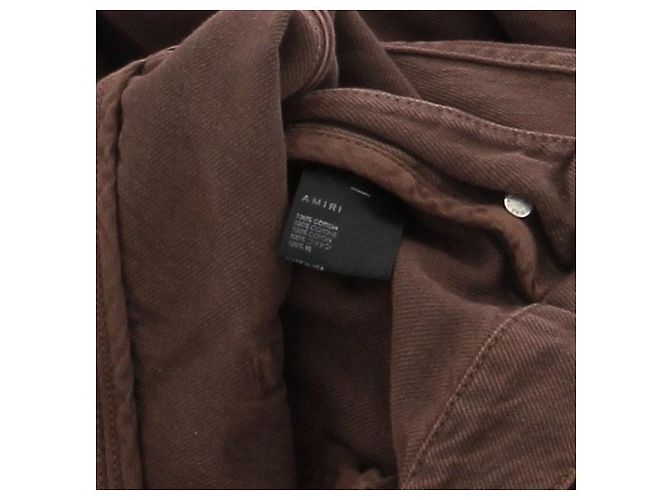 Amiri Jeans Cargo Marroni Marrone - vista 6