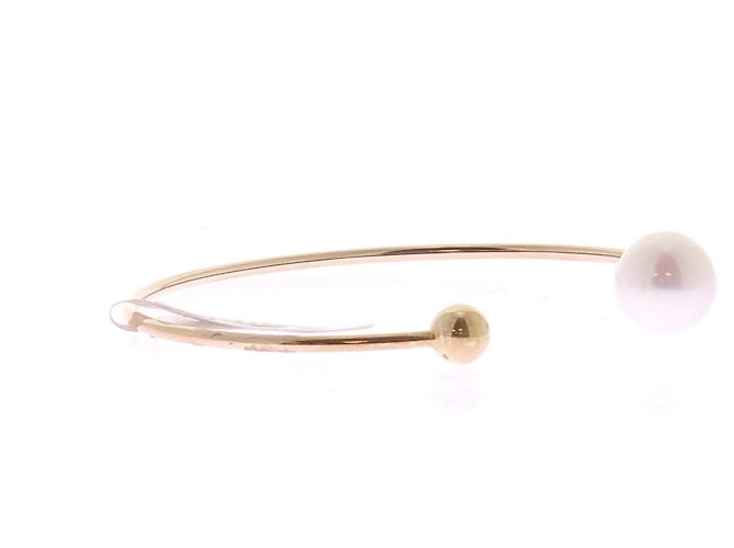 Autre Marque Bracciale in oro giallo e perla d'acqua dolce D'oro - vista 5