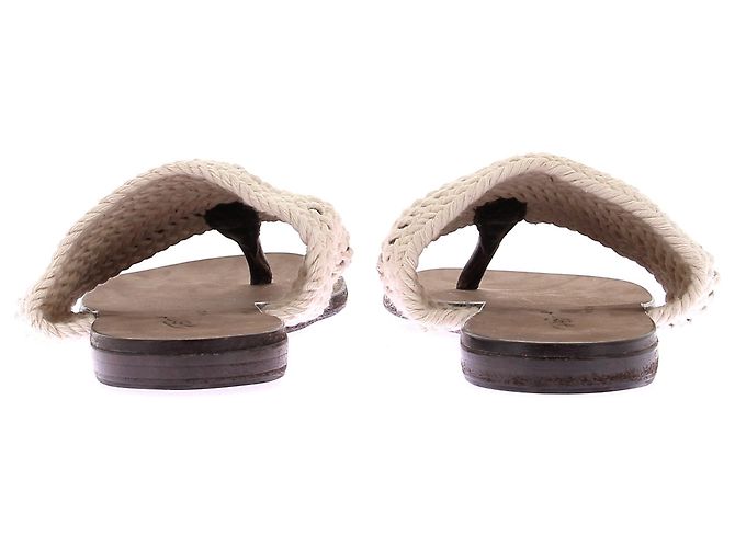 Autre Marque Sandali in pelle intrecciata Marrone - vista 5