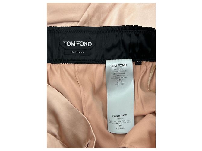 Tom Ford Pantalones de seda beige - vista 3
