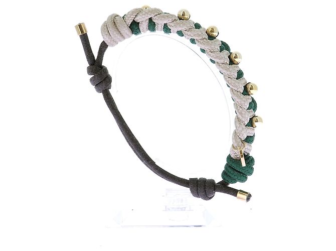 Autre Marque Bracciale intrecciato "Meglio Insieme" Verde - vista 3