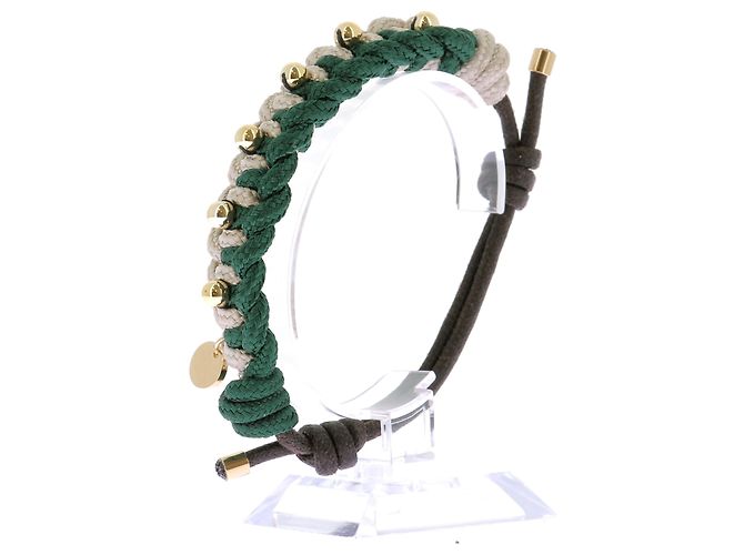 Autre Marque Bracciale intrecciato "Meglio Insieme" Verde - vista 4