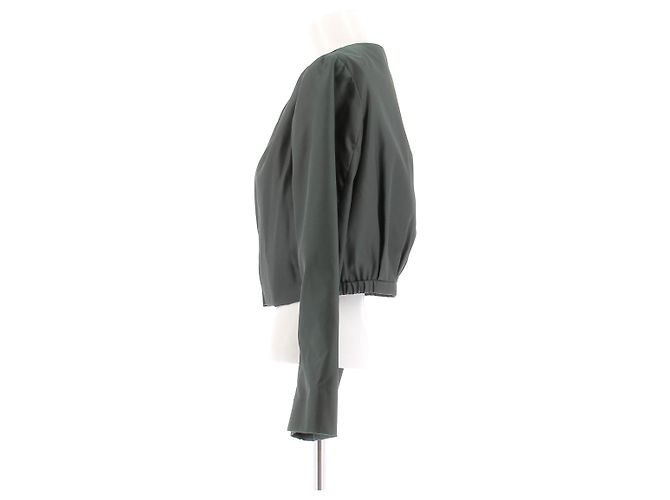 Prada Nylonjacke kurz grün Größe 40 - Ansicht 4