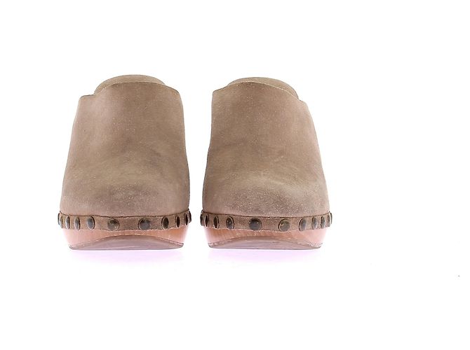 Ralph Lauren Clogs aus Wildleder in Camel Kamel - Ansicht 4