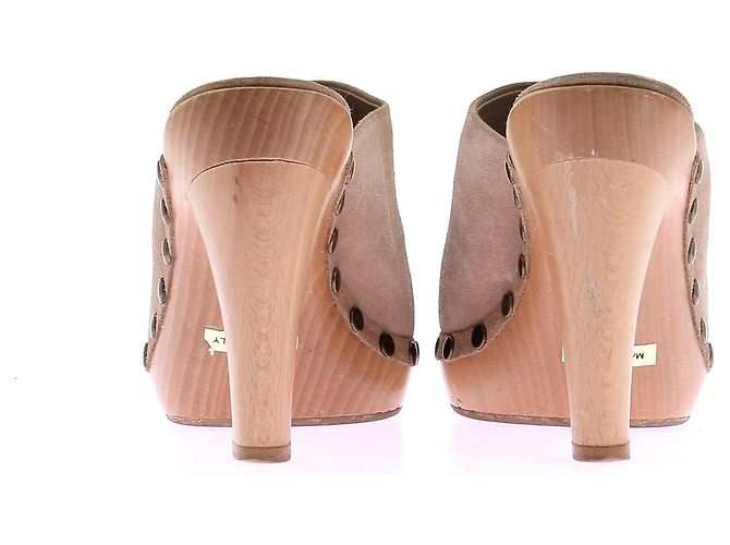 Ralph Lauren Clogs aus Wildleder in Camel Kamel - Ansicht 5