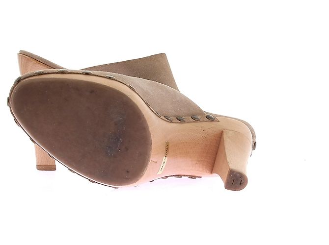 Ralph Lauren Clogs aus Wildleder in Camel Kamel - Ansicht 7