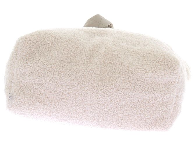 Autre Marque Borsa bianca in shearling Bianco - vista 5
