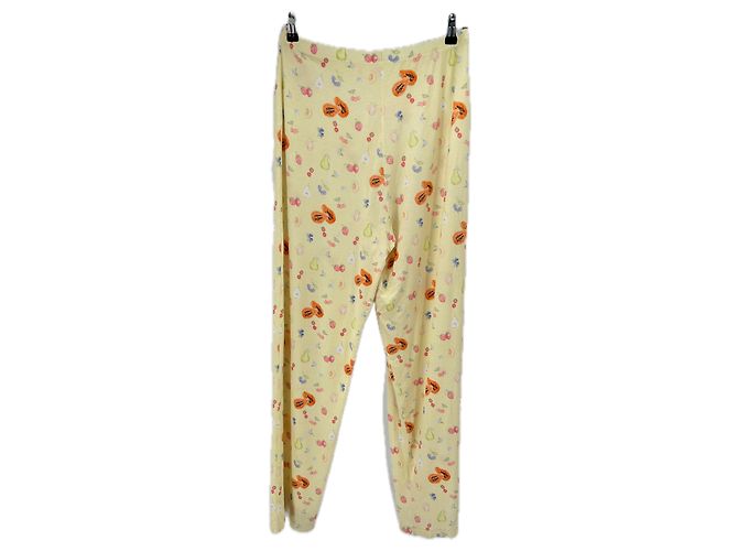 Autre Marque Pantalón de pijama amarillo - vista 2